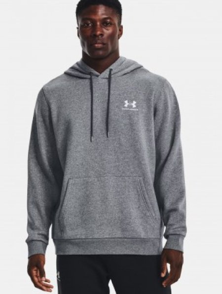 Under Armour Men's UA Icon Fleece Hoodie- هودي اندر ارمور ايكون فليس للرجال لون رمادي